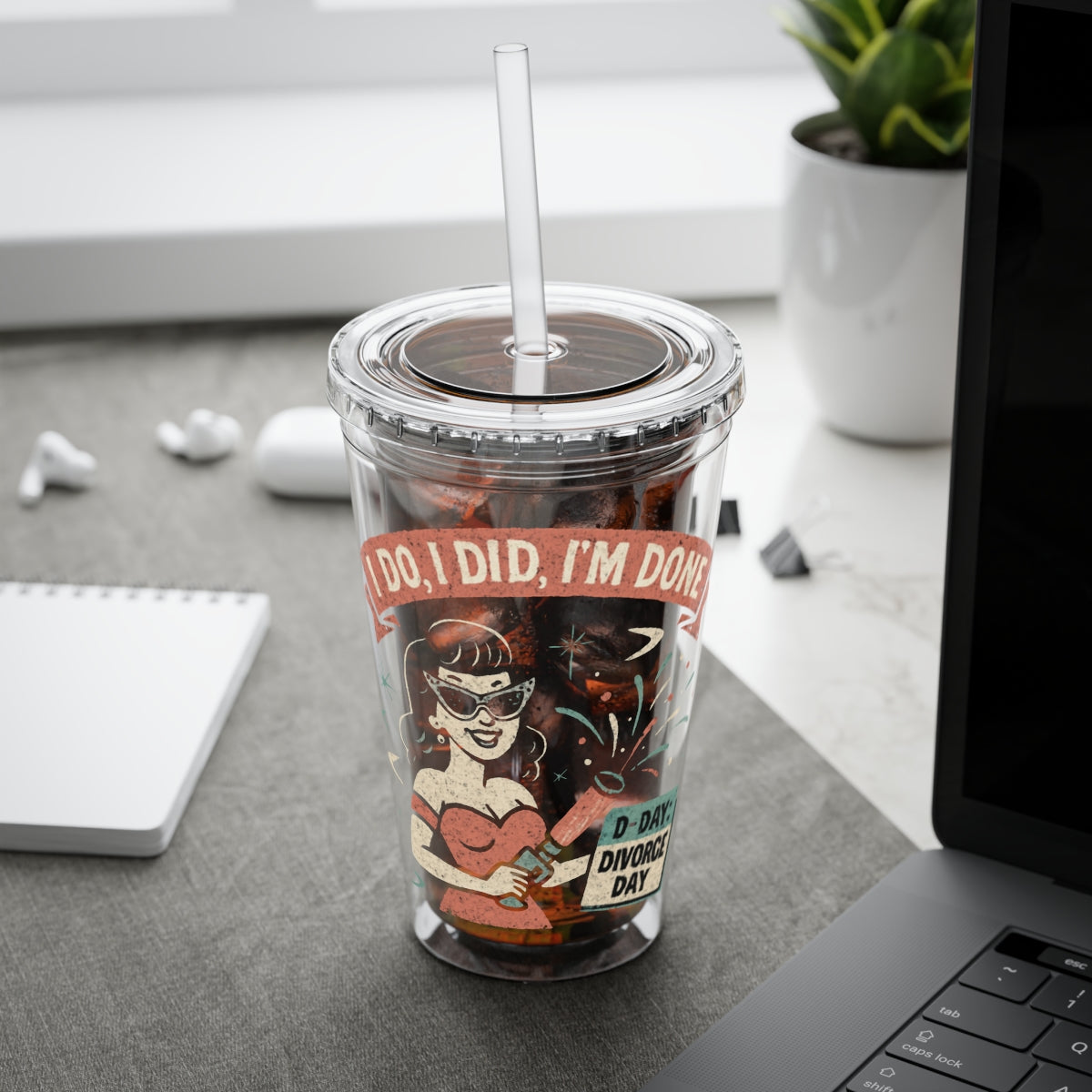 I Do I Did I'm Done D-Day Divorce Day tumbler