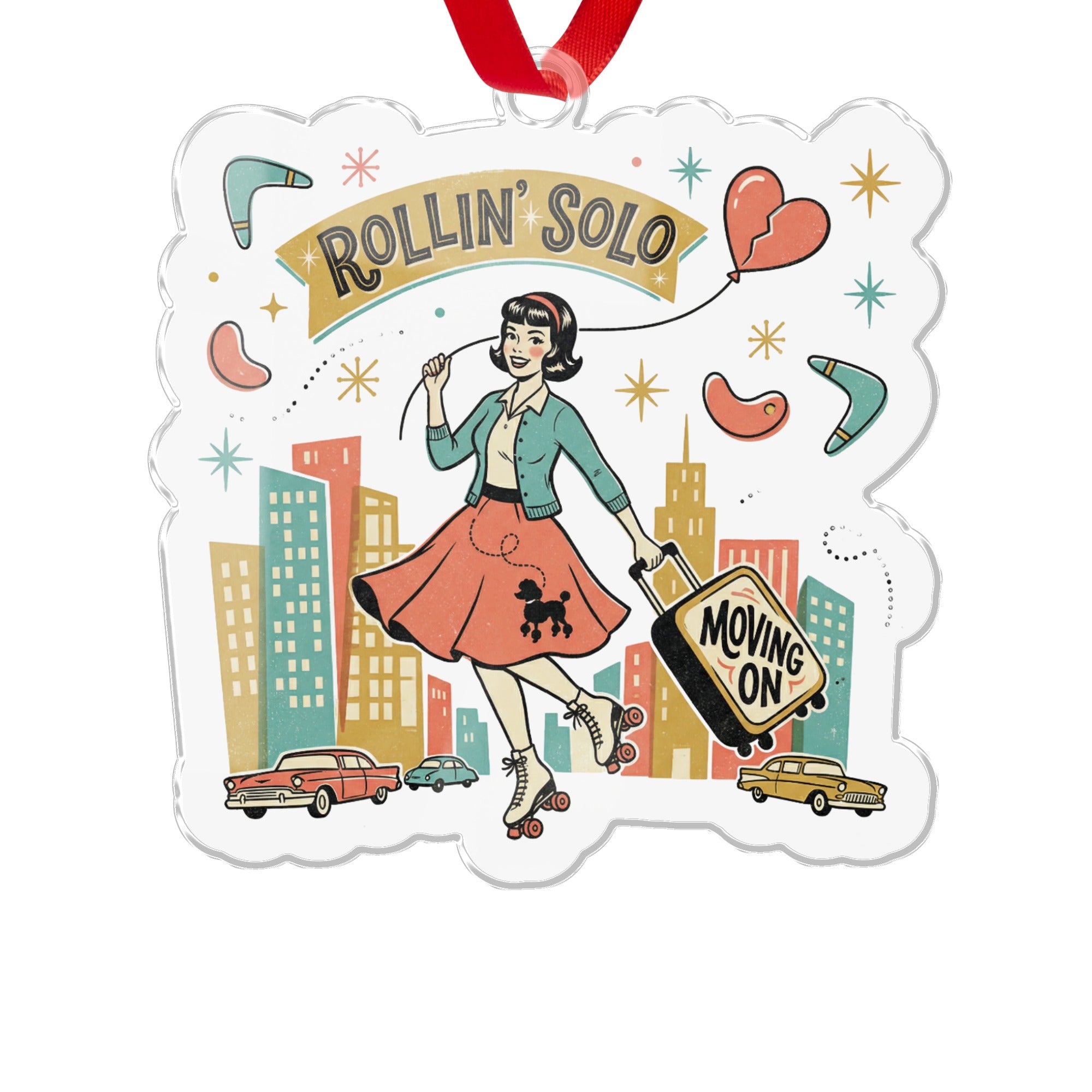 Retro Rollin' Solo Moving On Ornament