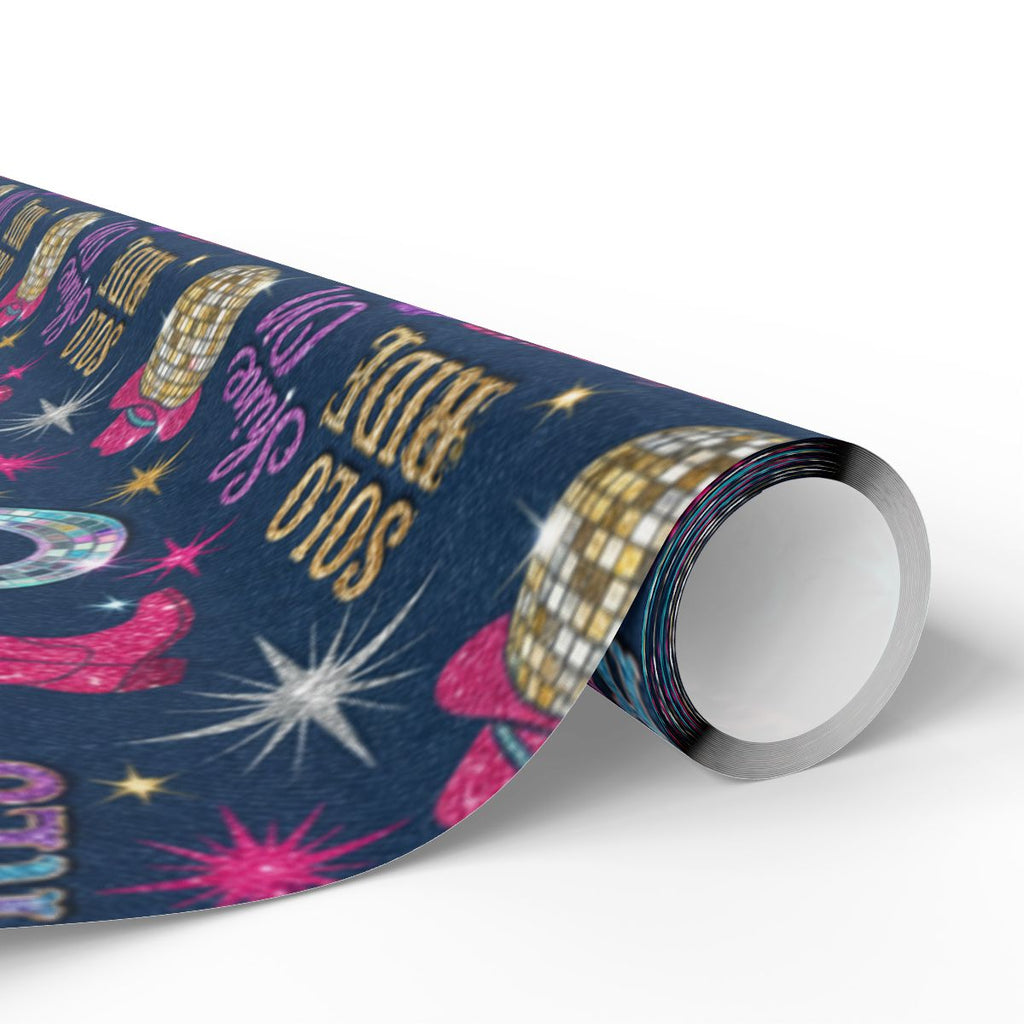 Fun and Colorful Sold Bride Design Wrapping Paper