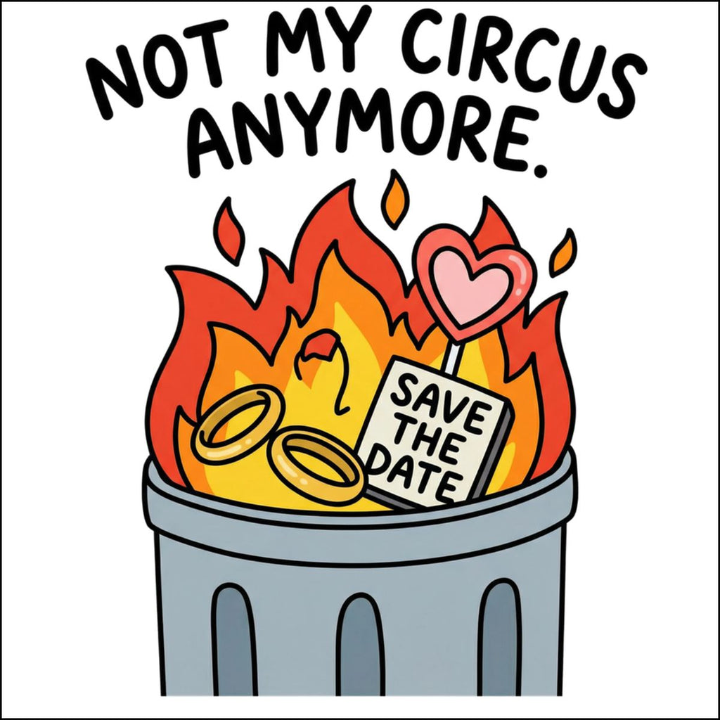 Not My Circus Anymore Funny Divorce Gift Idea