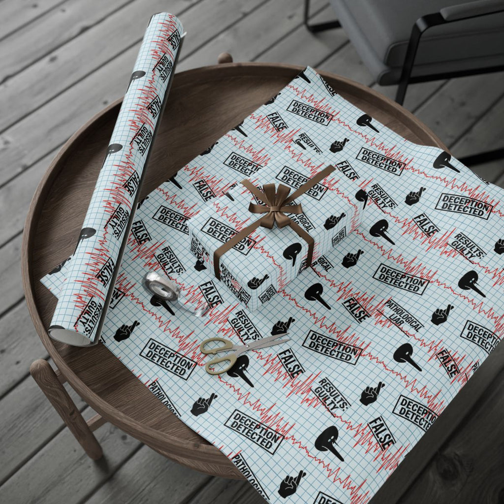 Deception Detected Custom Wrapping Paper product