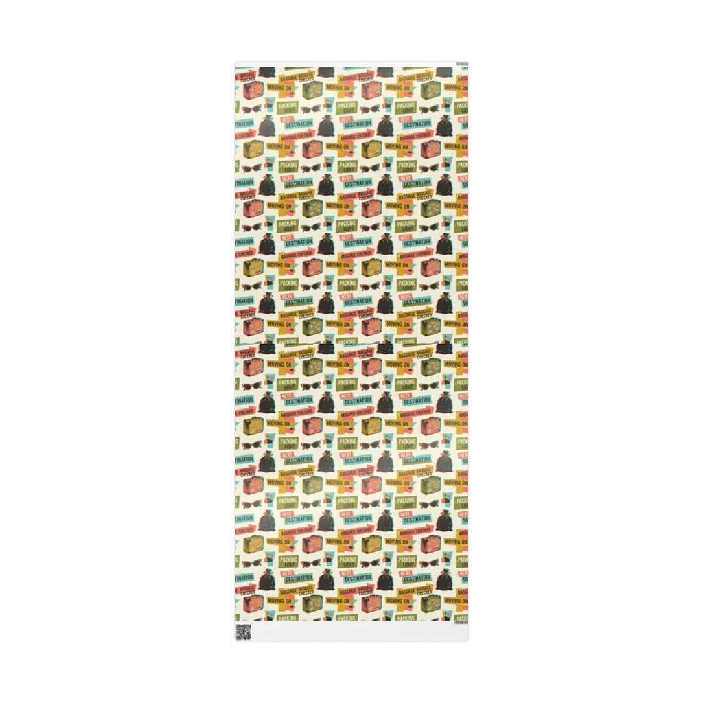 Retro Style Groceries Pattern Decorative Paper