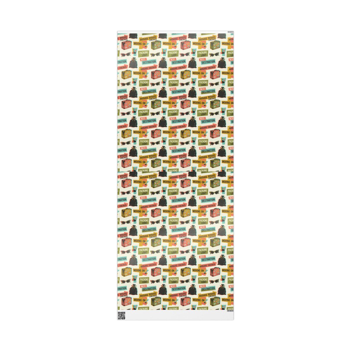 Retro Style Groceries Pattern Decorative Paper