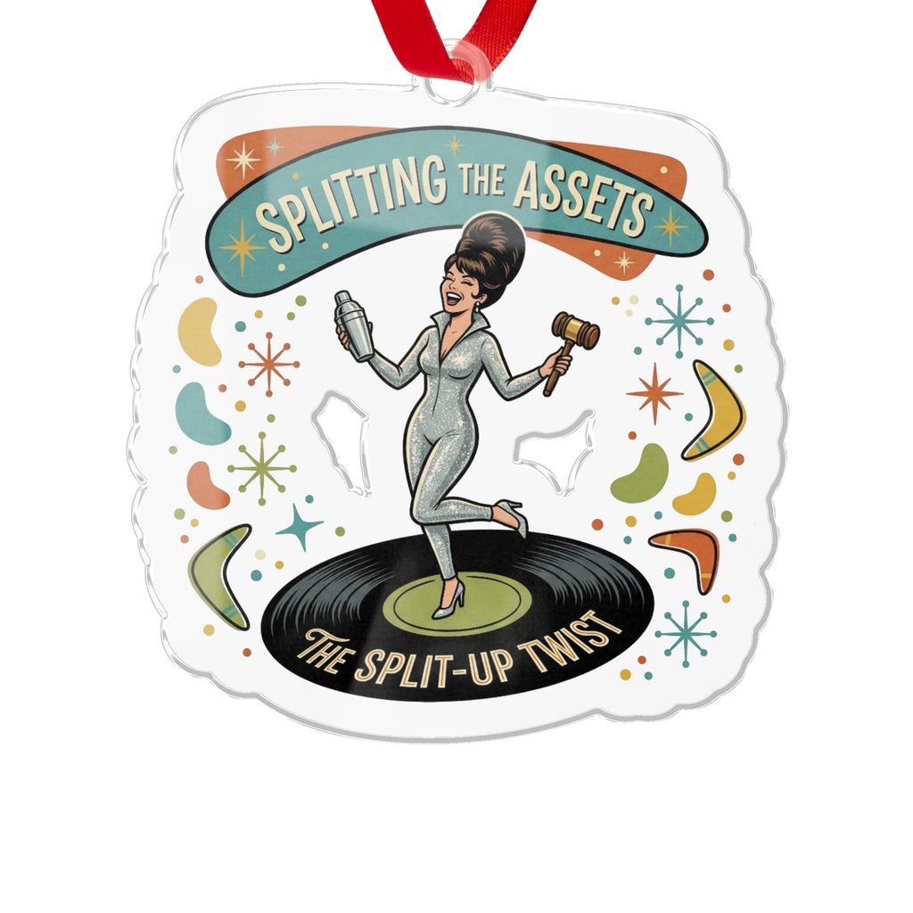 Splitting the Assets The Split-Up Twist ornament