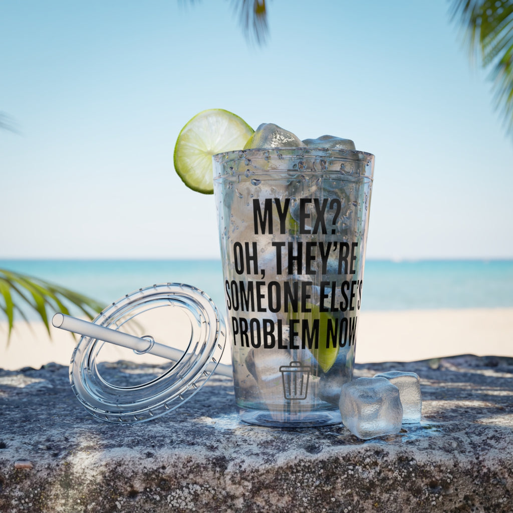 Funny Beach Themed Tumbler For Refreshing Drinks