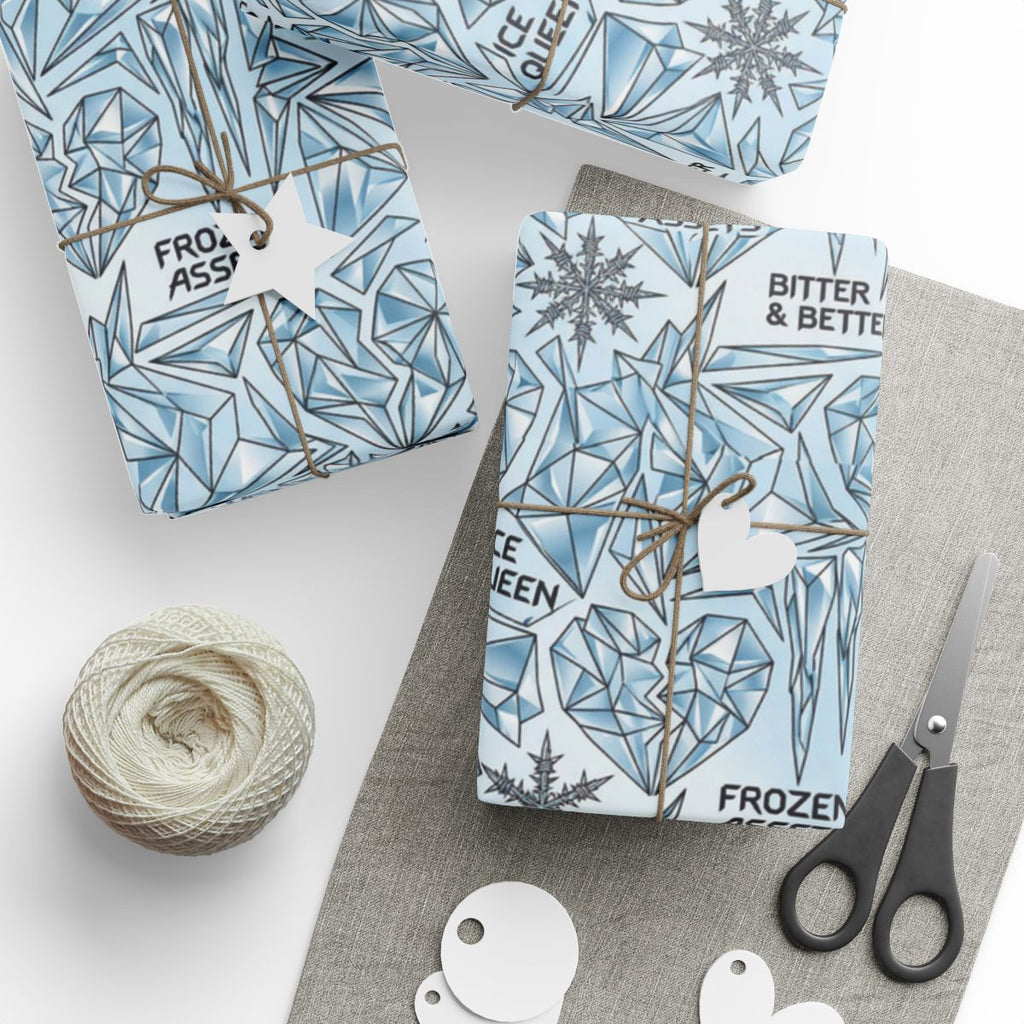 Bitter and Better Frozen Wrapping Paper