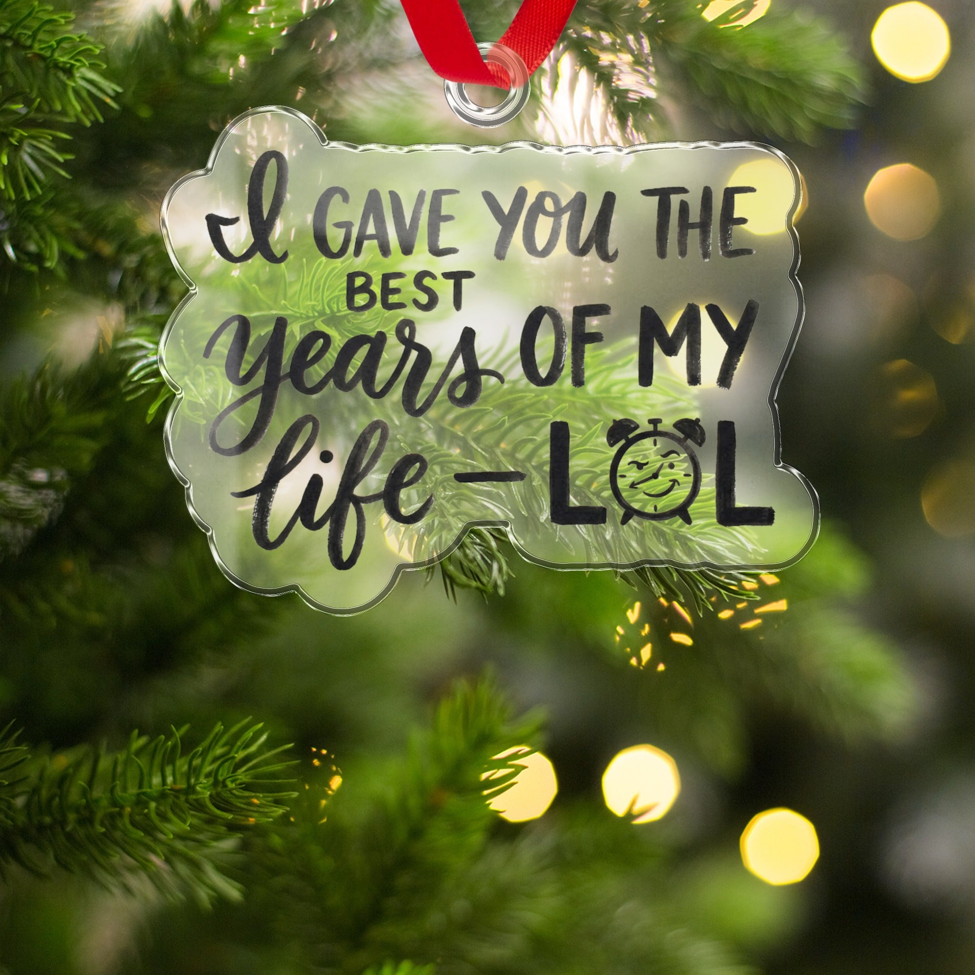 I Gave You the Best Years of My Life LOL Ornament