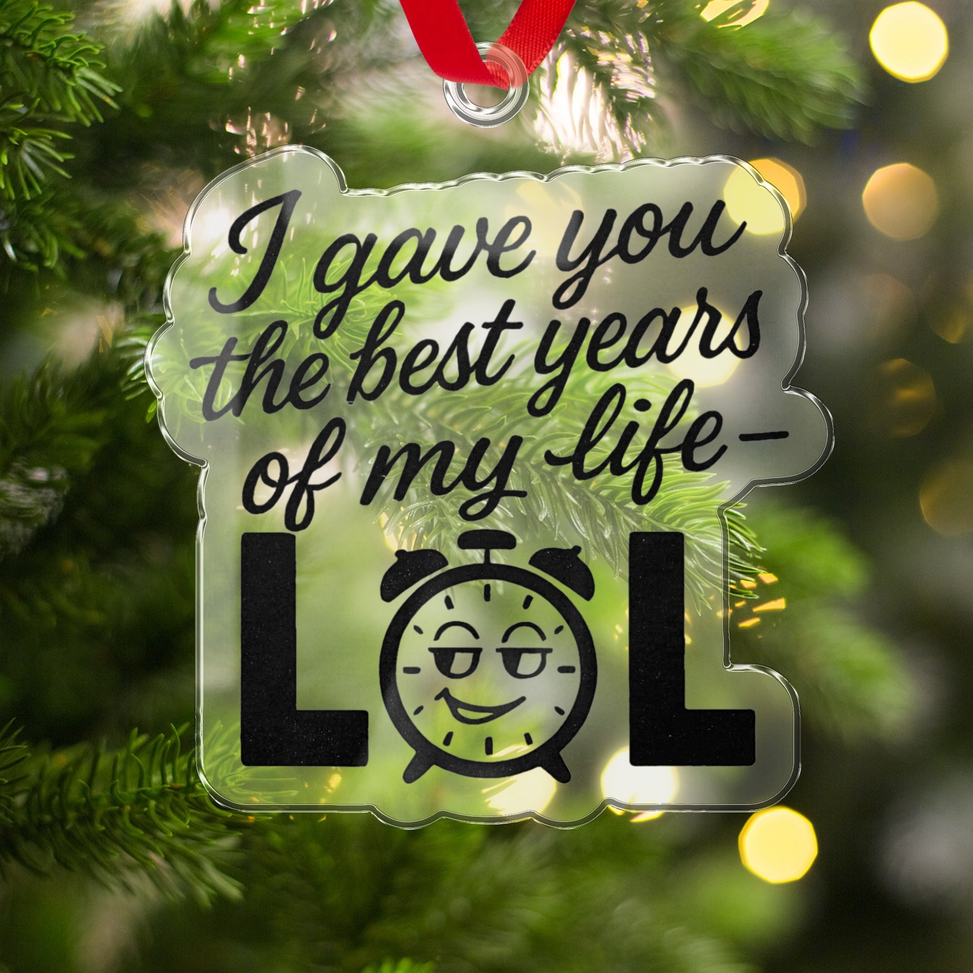 I Gave You the Best Years of My Life LOL decoration