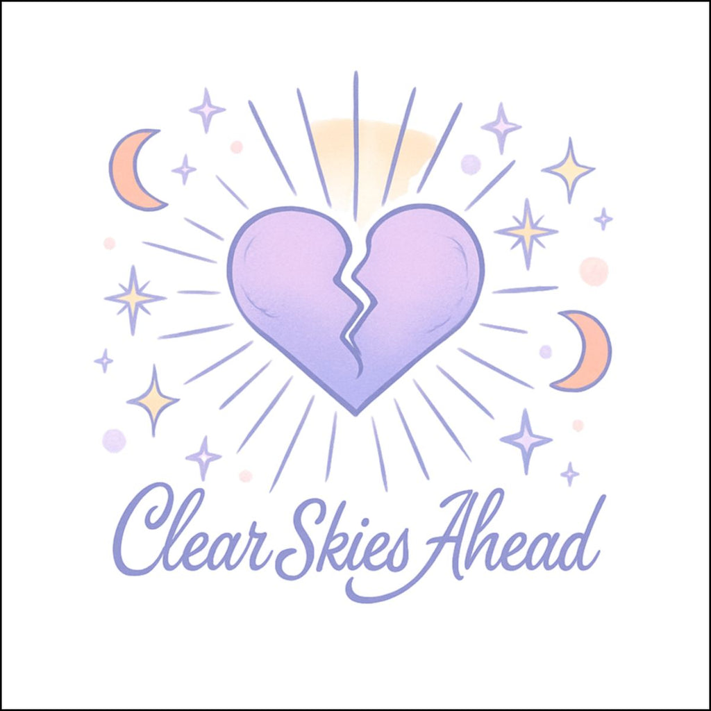 Clear Skies Ahead Heart and Stars product