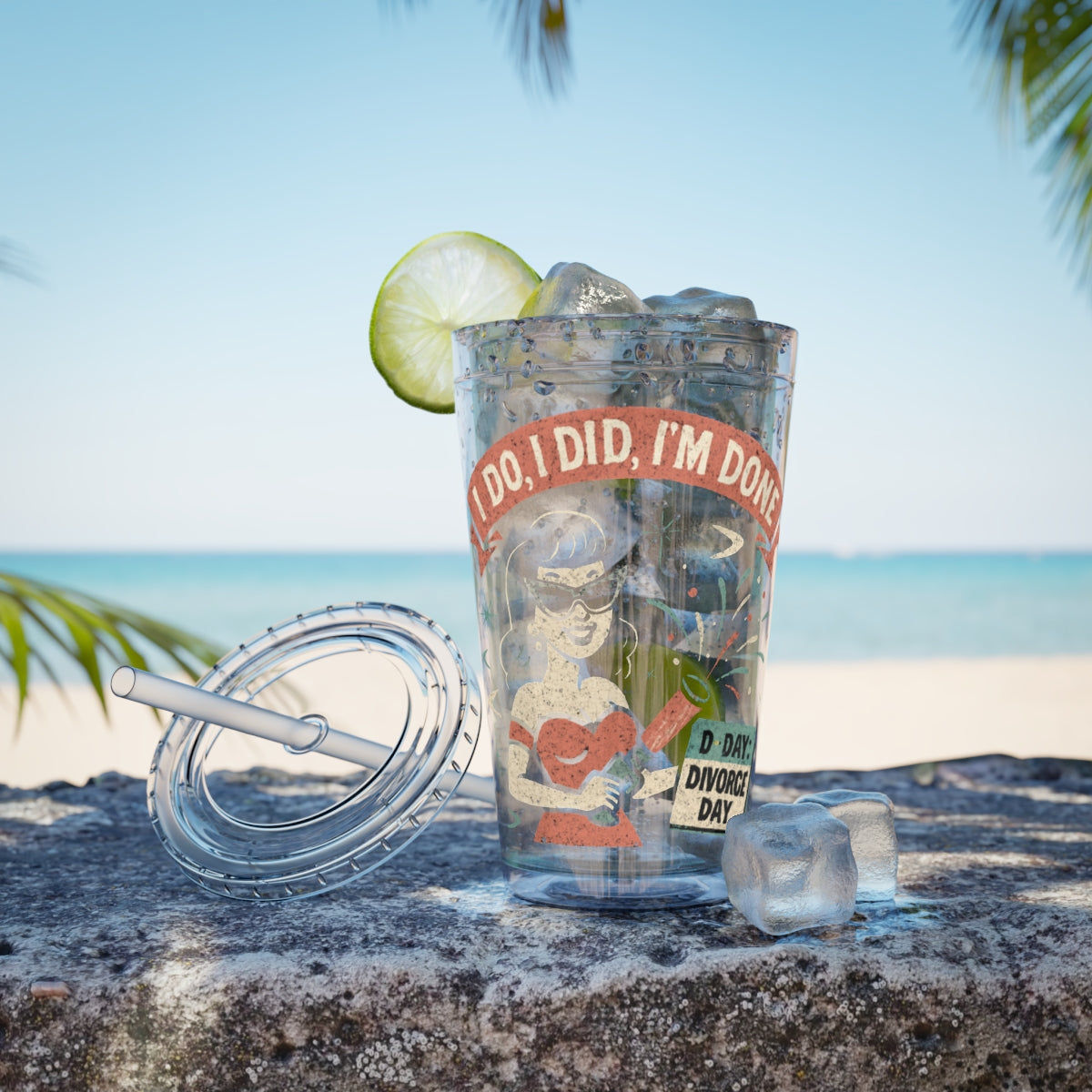 I Do I Did I'm Done Divorce Day Humorous Tumbler