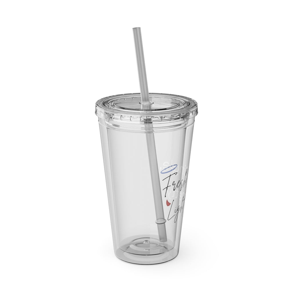 Fresh Cup With Love Insulated Tumbler with Straw