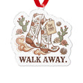Walk Away The End Boots Decor Ornament