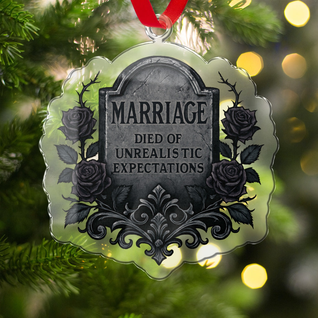 'Marriage Died of Unrealistic Expectations product type'