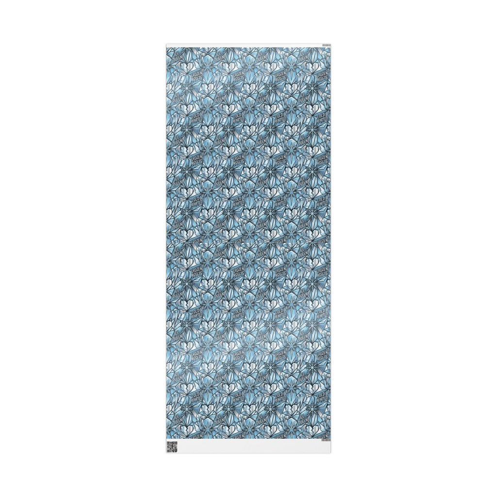Elegant Floral Design Light Blue Decorative Product