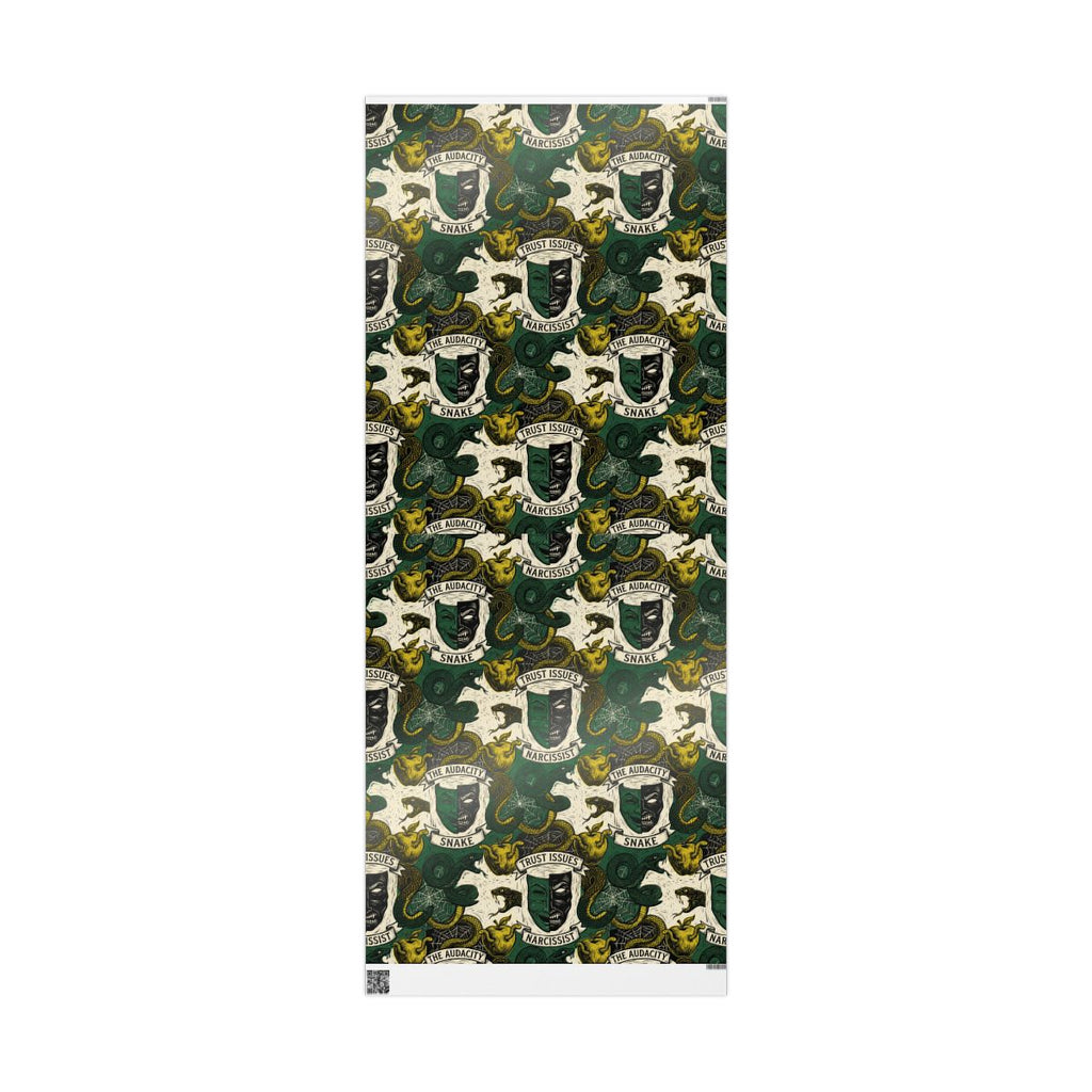 Slytherin Crest Magic Themed Wallpaper Decor