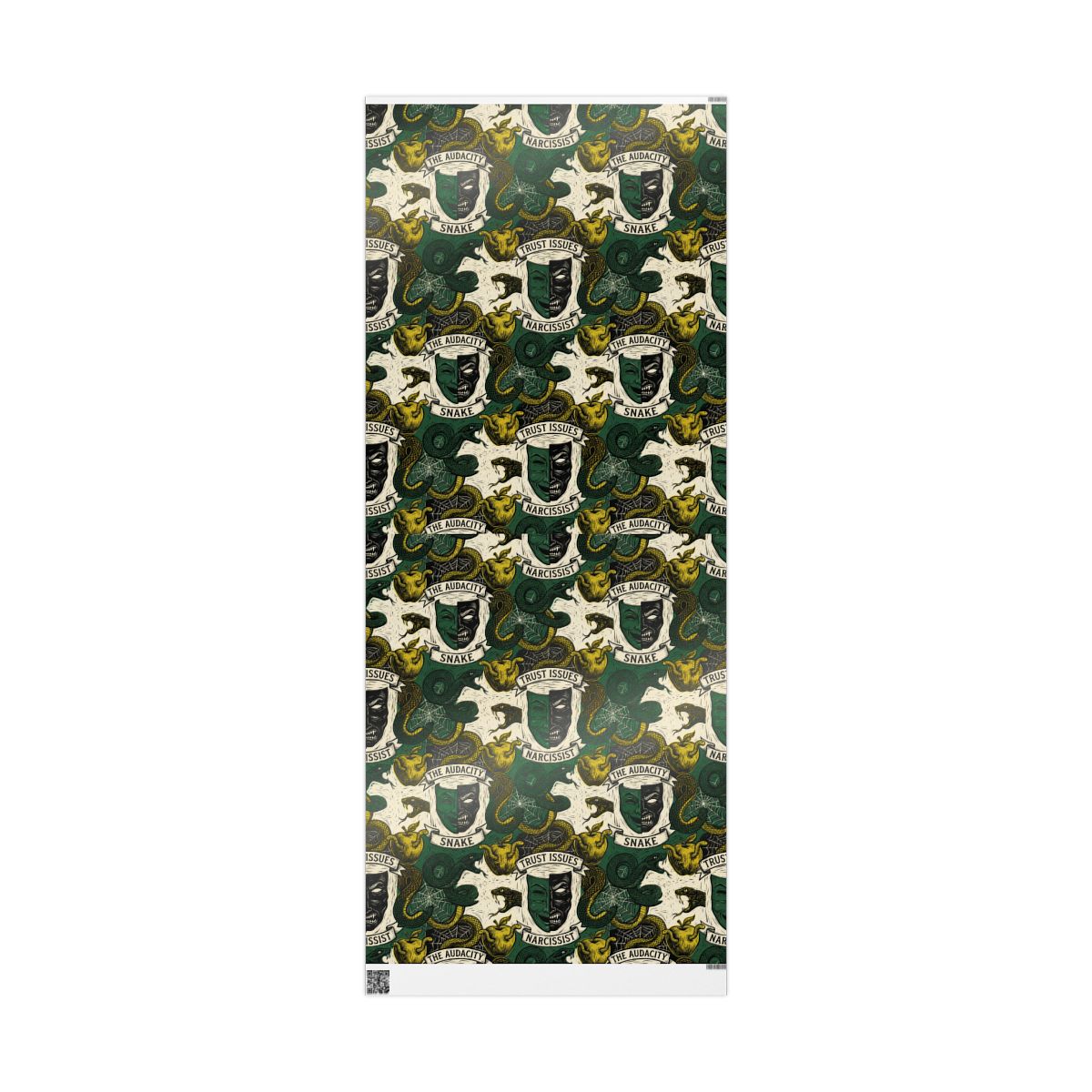 Slytherin Crest Magic Themed Wallpaper Decor