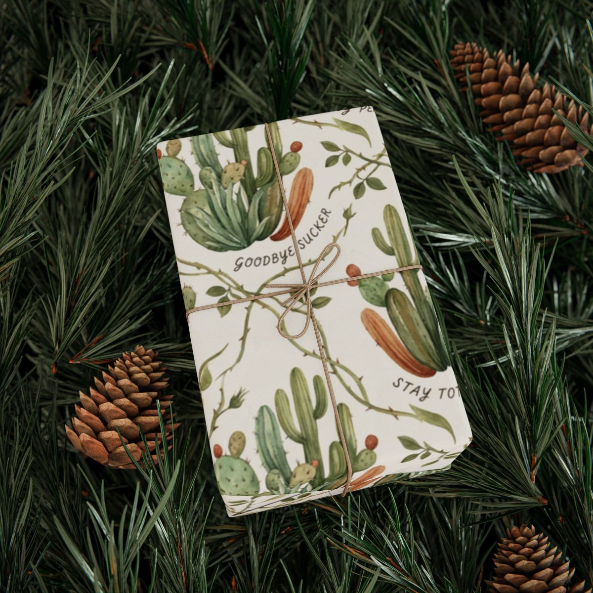 Unique Goodbye Sucker Stay Tough Gift Wrapping Paper