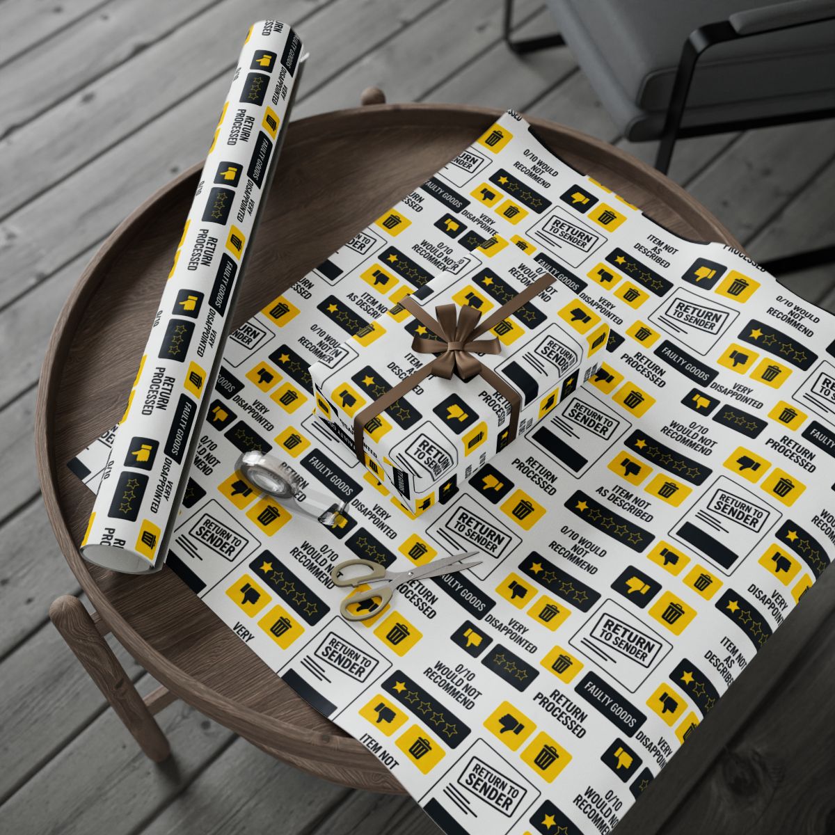 Graphic Design Pattern Wrapping Paper product