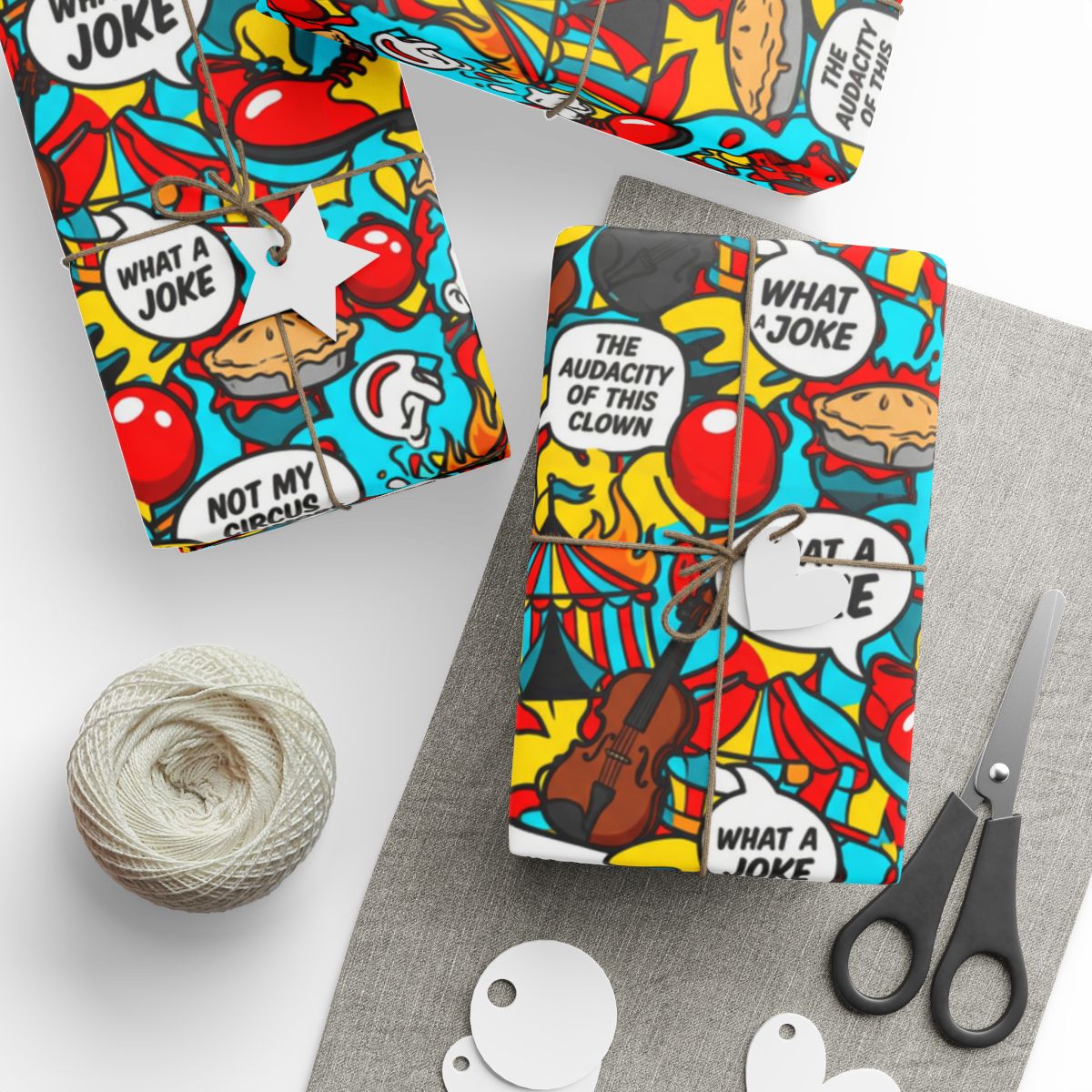 What a Joke Gift Wrapping Paper for Special Occasions