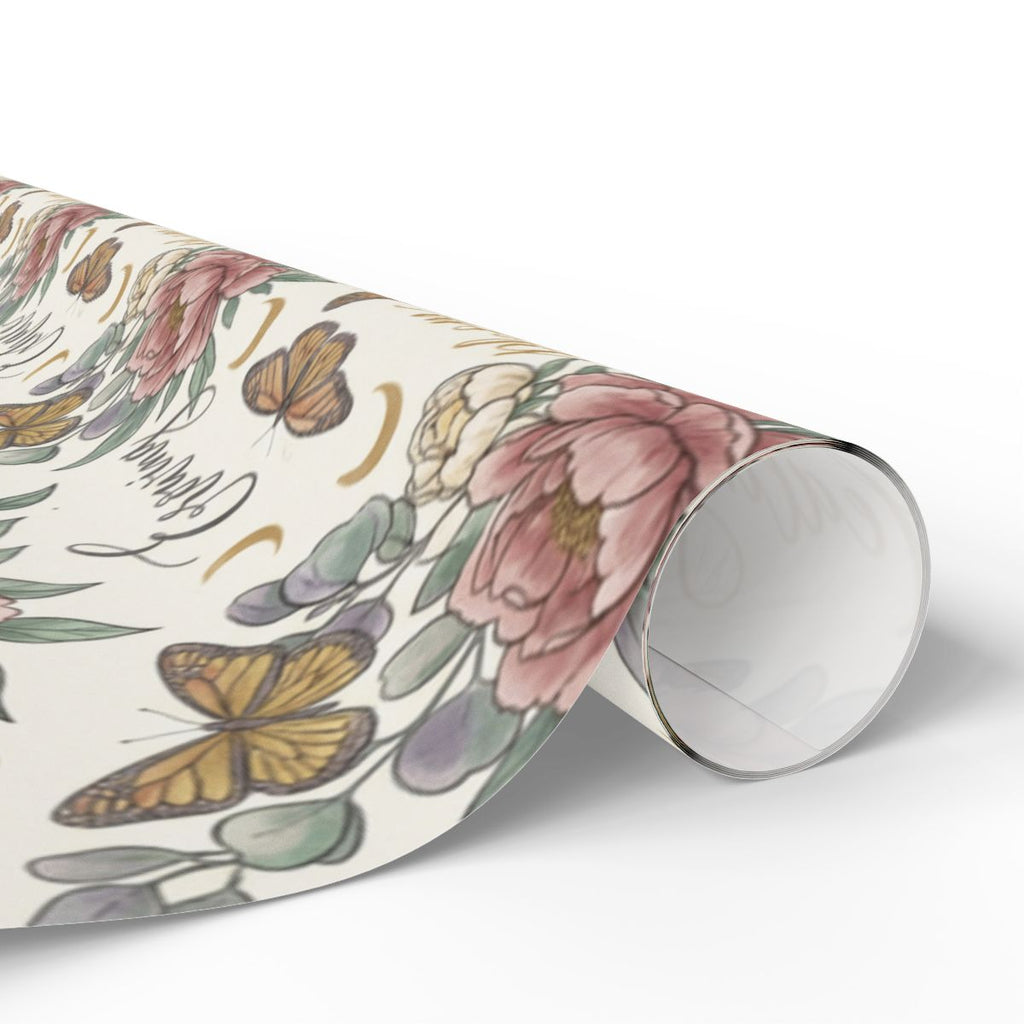 Beautiful Floral Blossom Butterfly Themed Poster
