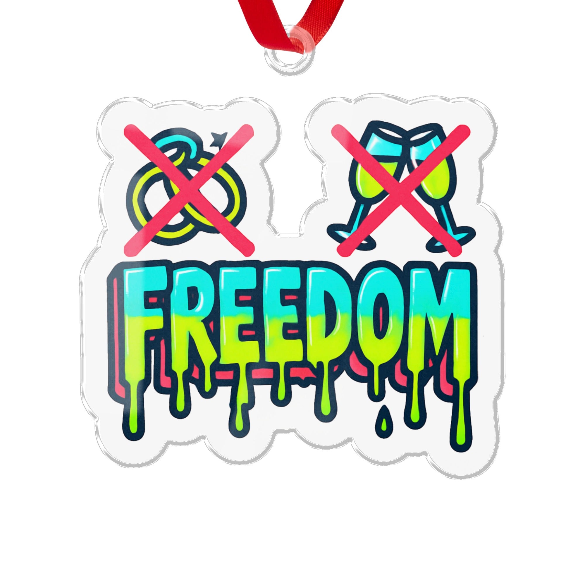 Freedom Drip Design Art Statement Decor