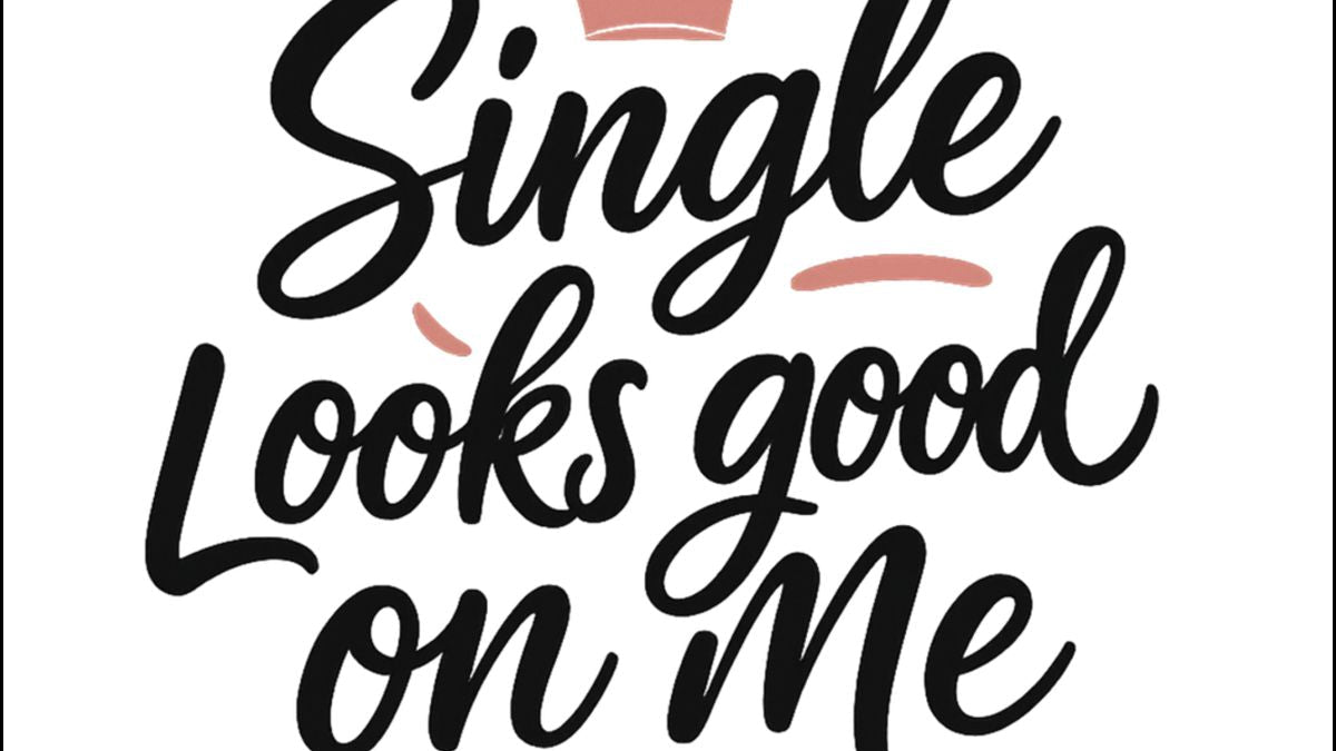 Single Looks Good On Me Graphic Design Print Product