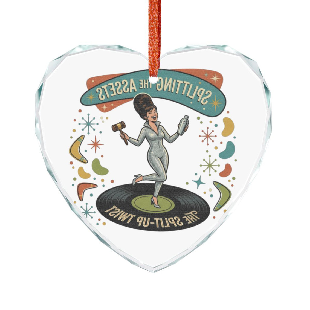 Funny Retro Lady Design Hanging Ornament