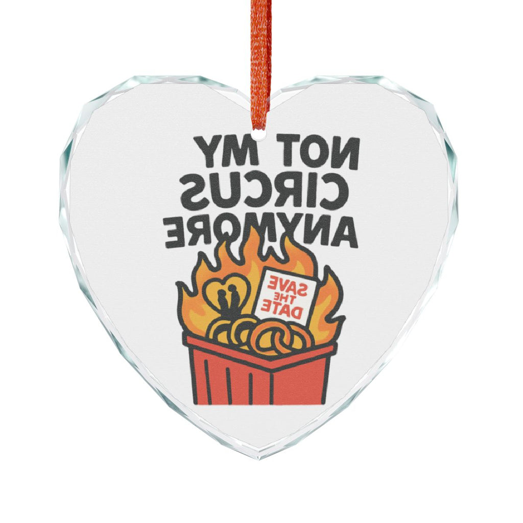 Not My Circus Anymore Save The Date Heart Gift