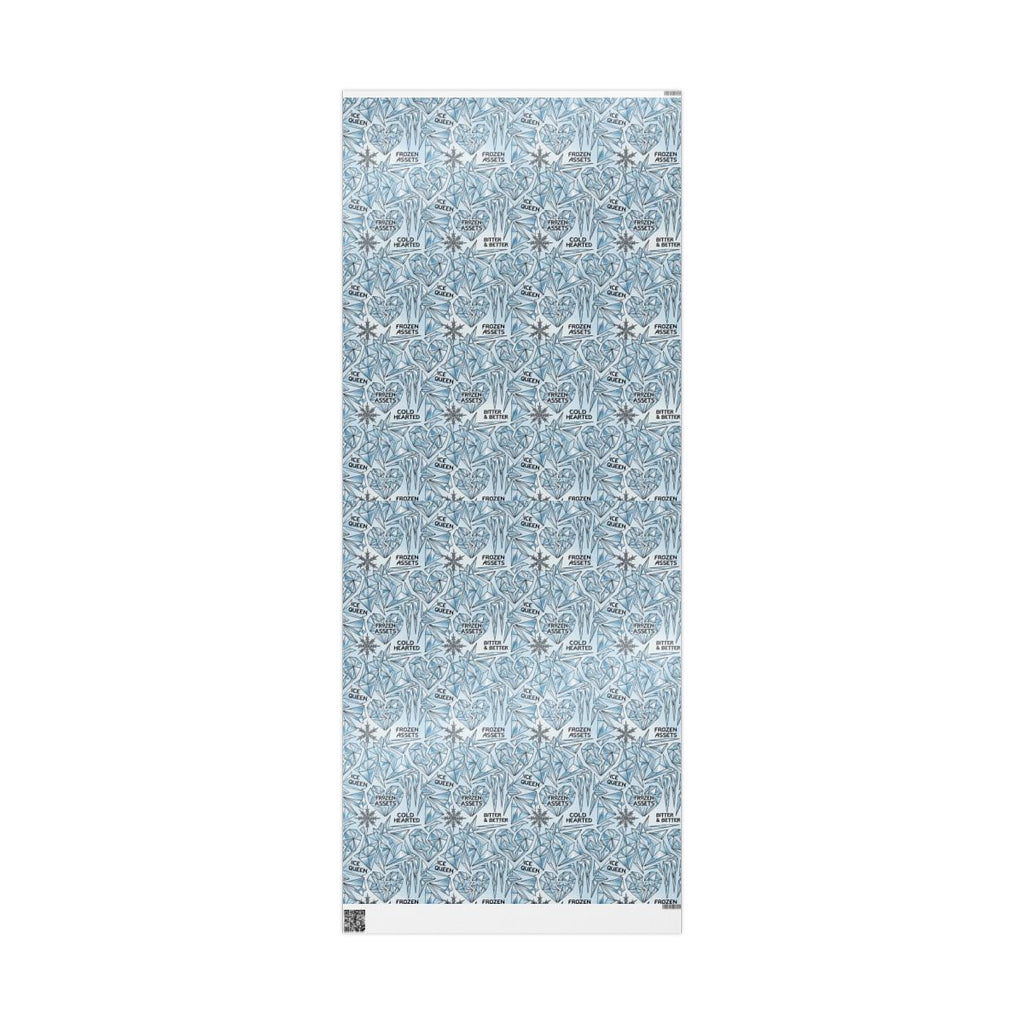 Classic Blue Patterned Wrapping Paper Sheet