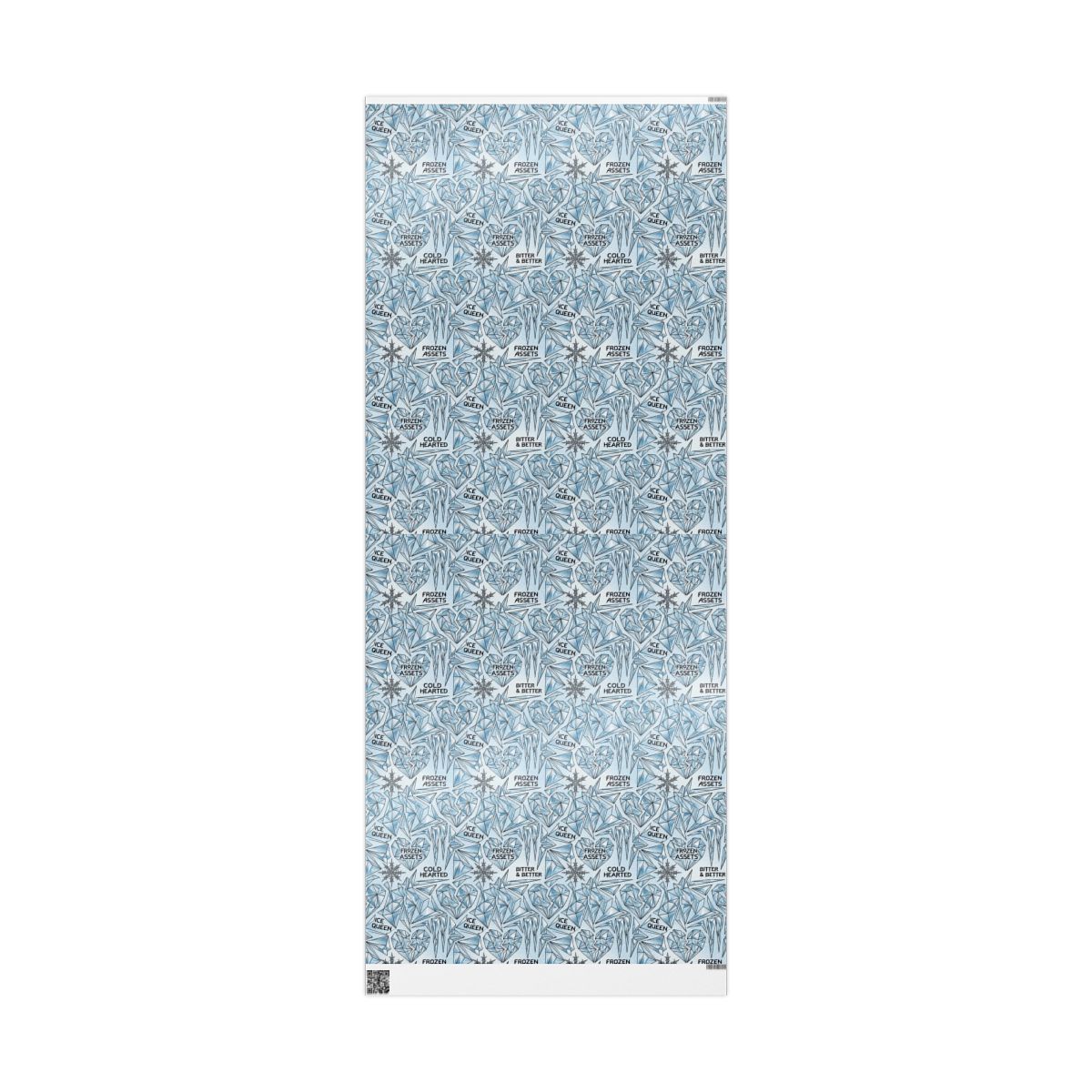 Classic Blue Patterned Wrapping Paper Sheet