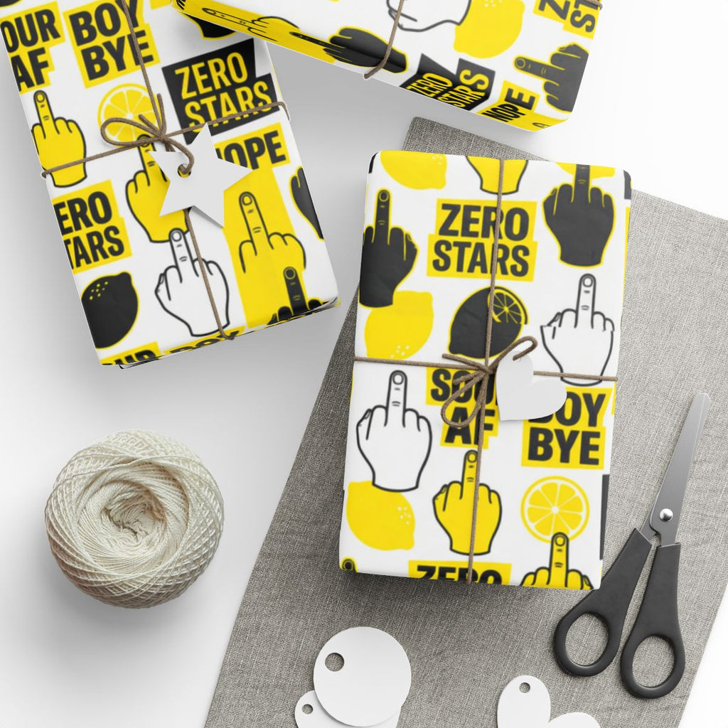 Fun and Unique Sayings Patterned Wrapping Paper