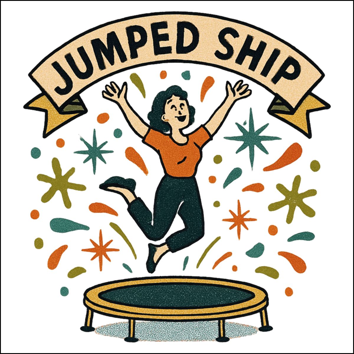 Jumped Ship Trampoline Design product