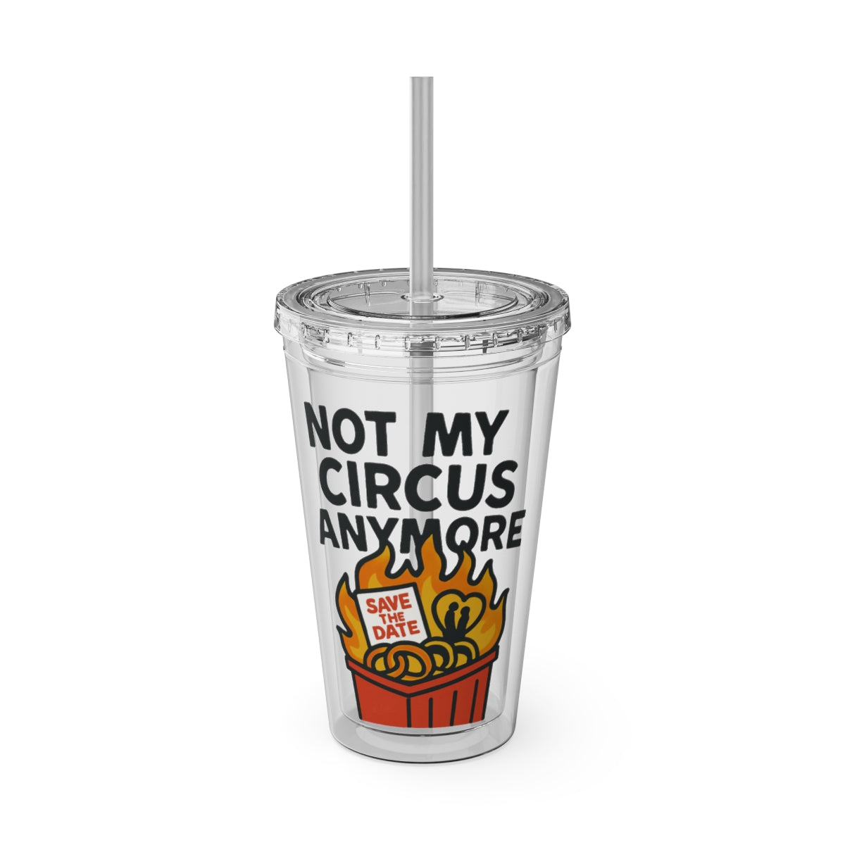 Not My Circus Anymore Save the Date Travel Mug