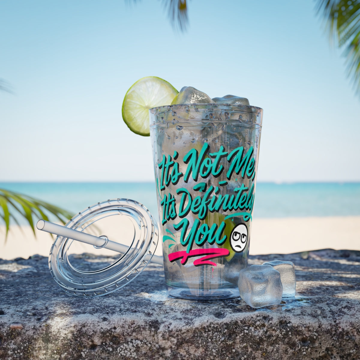 It's Not Me It's Definitely You Funny Tumbler