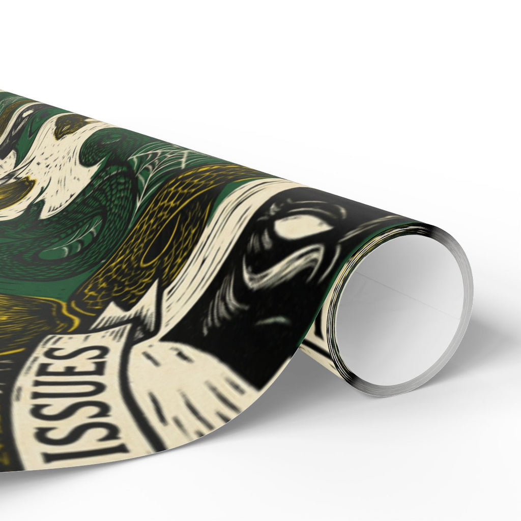 Bold Artistic Snake Design Rolled Canvas Print