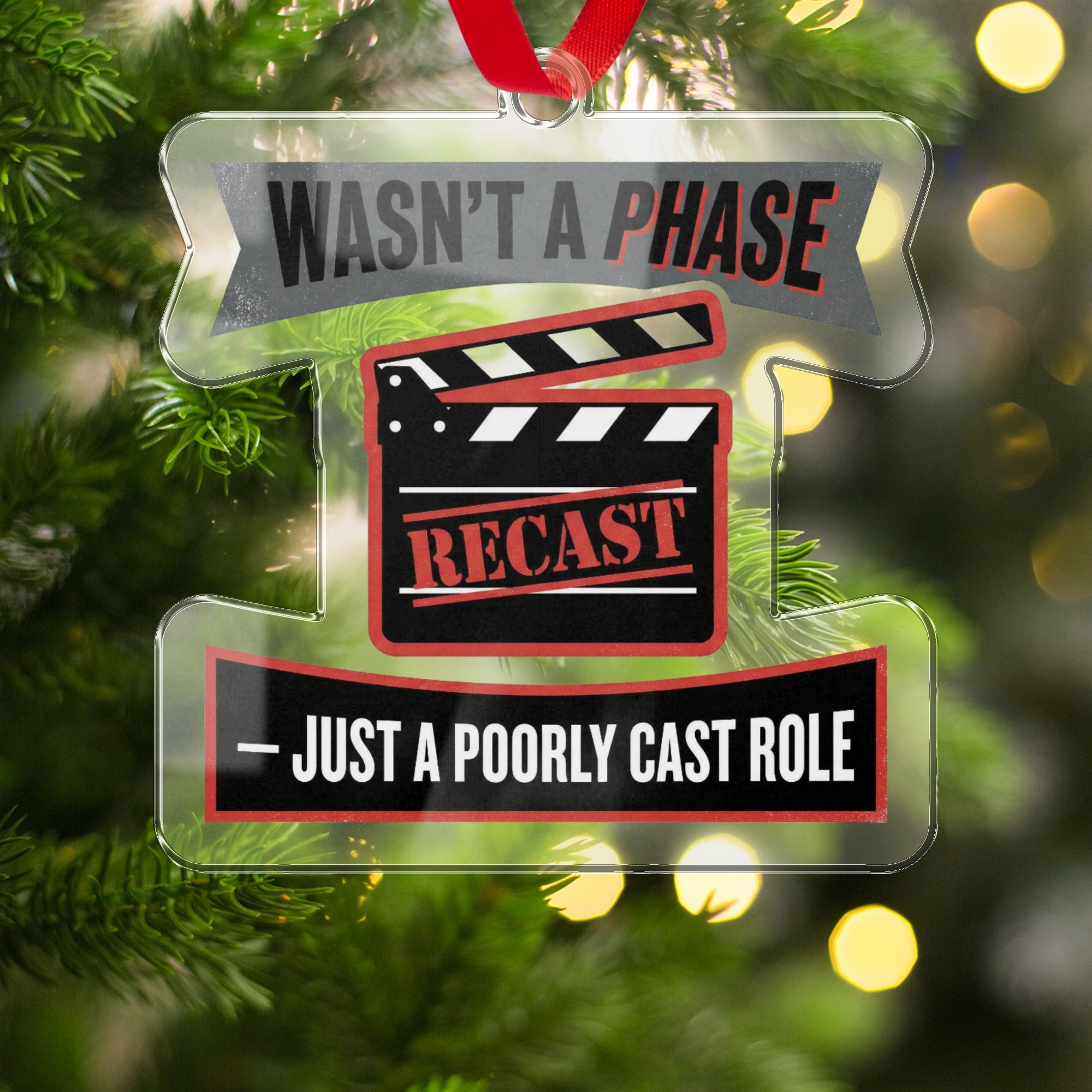 Funny Movie-Themed Christmas Tree Decor Ornament