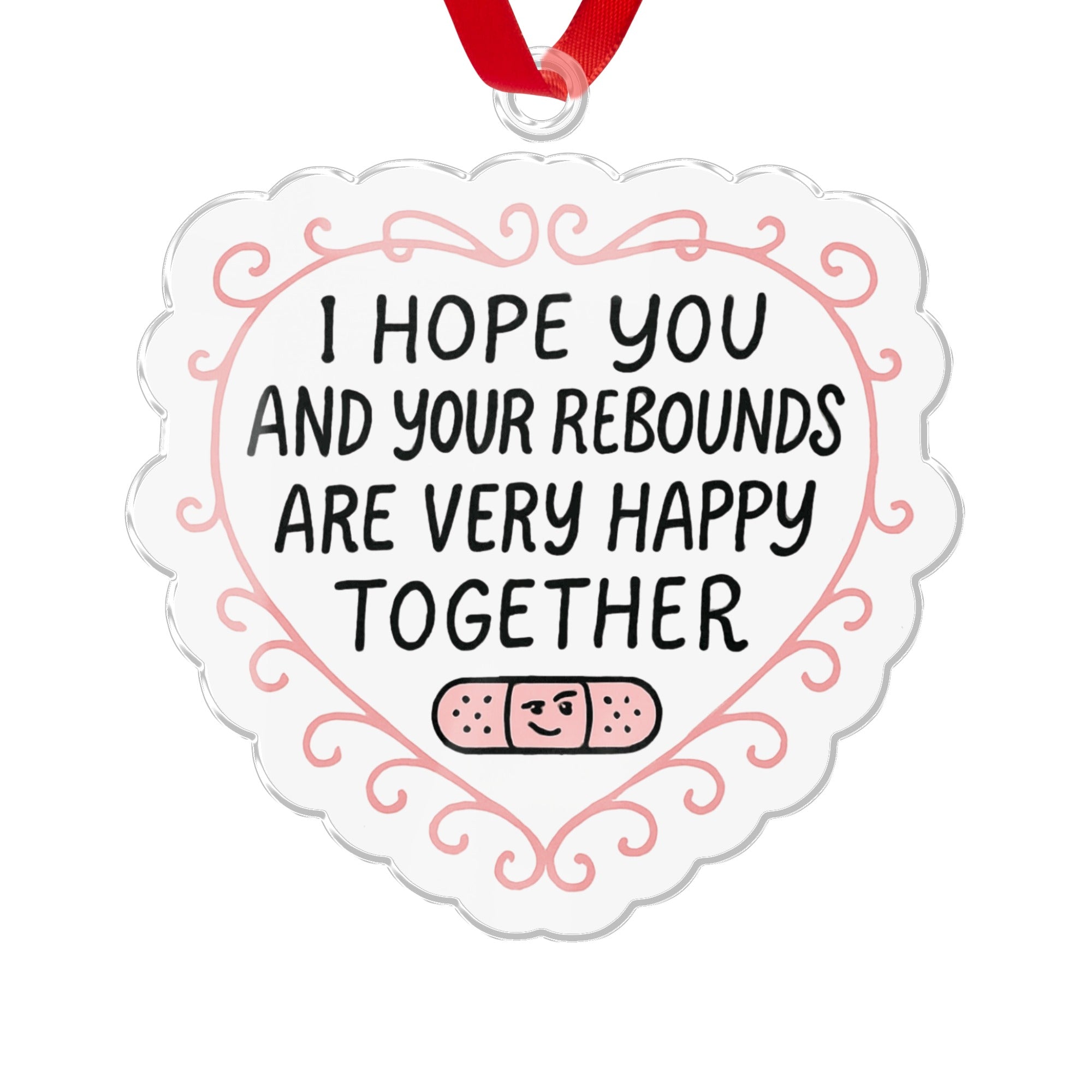 Heart Shaped Ornament for Humorous Gifting