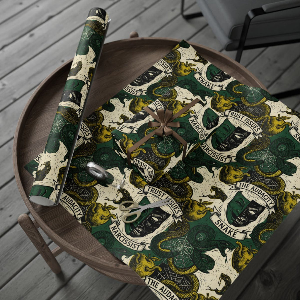 Snake Narcissist Trust Issues Wrapping Paper Rolls