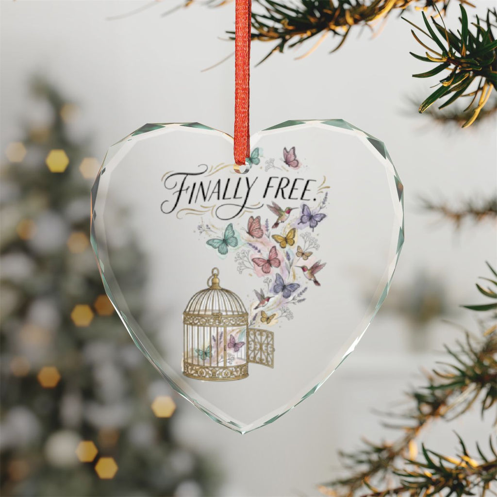 Finally Free Heart Shaped Ornament Charming Design