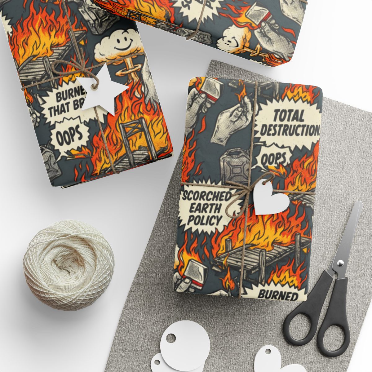 Burned That Book Oops Total Destruction Scorched Earth Policy