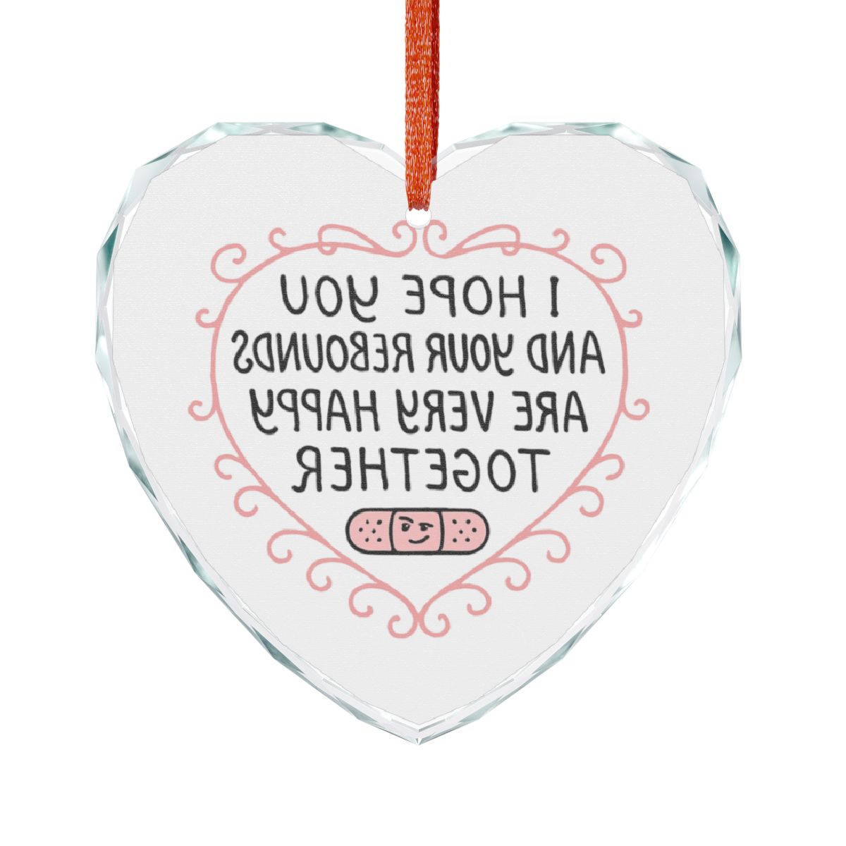 Heart-shaped Get Well Soon Gift with Cute Message