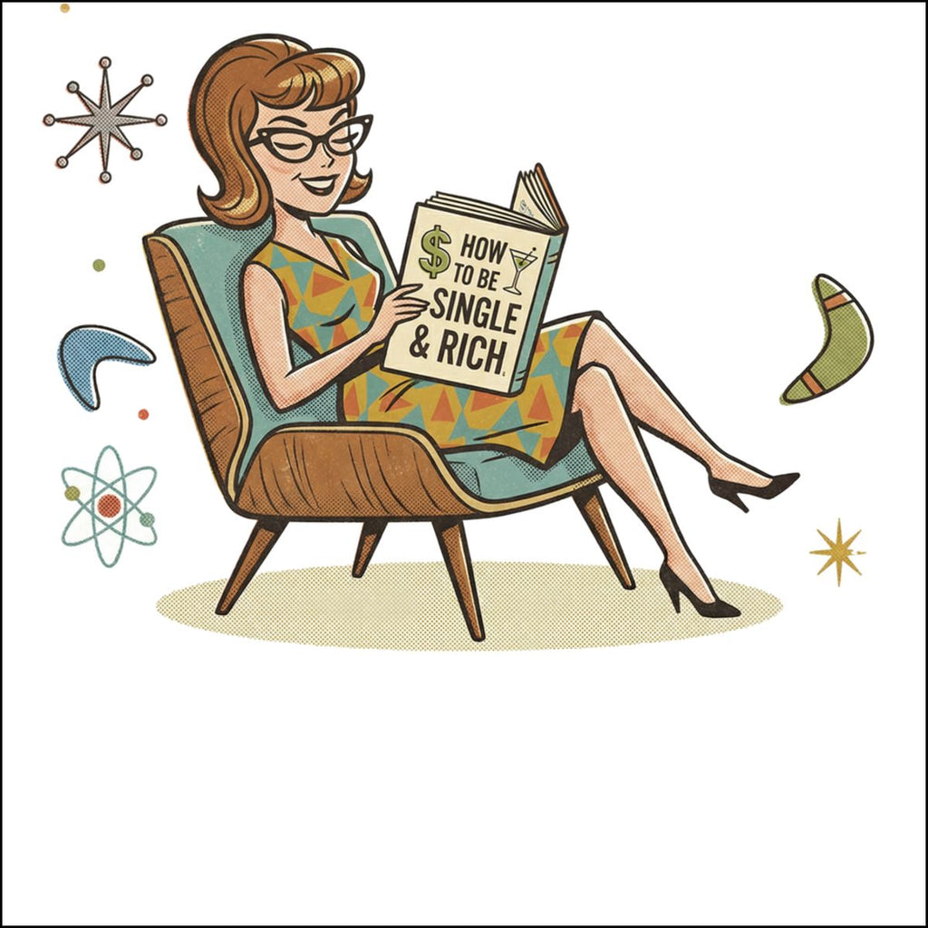 How To Be Single and Rich Vintage Poster product