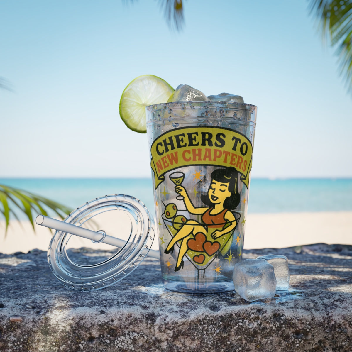 Cheers to New Chapters Stylish Tumbler