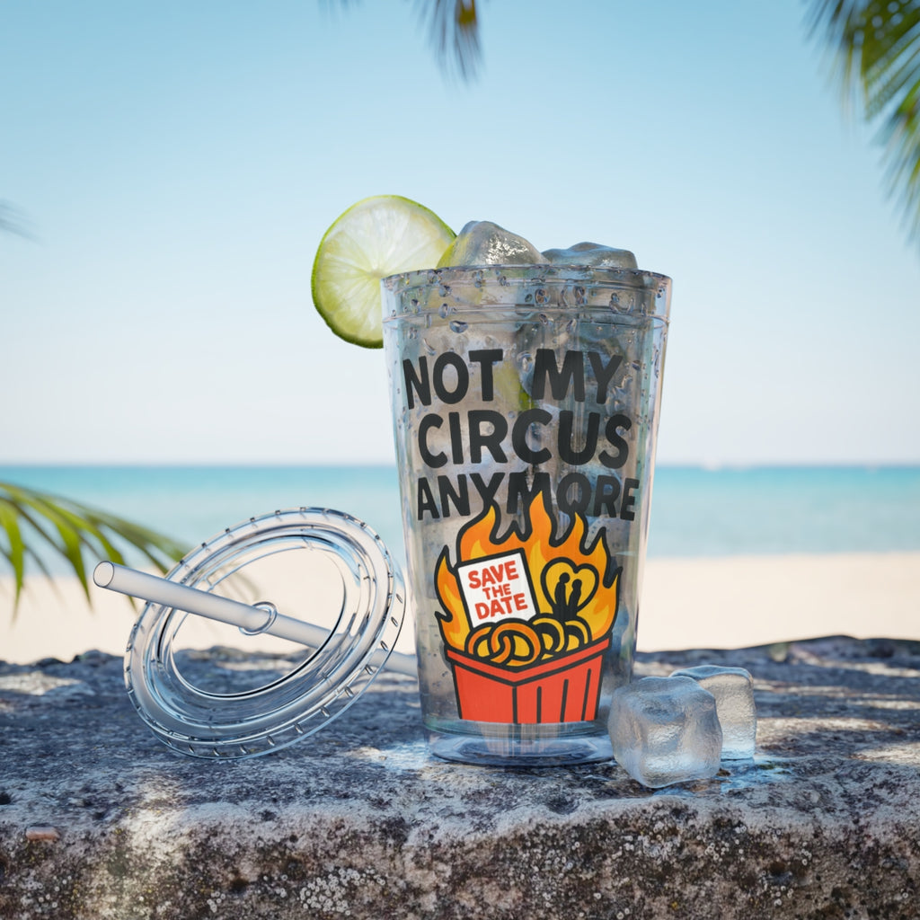 Not My Circus Anymore Save the Date Tumblers