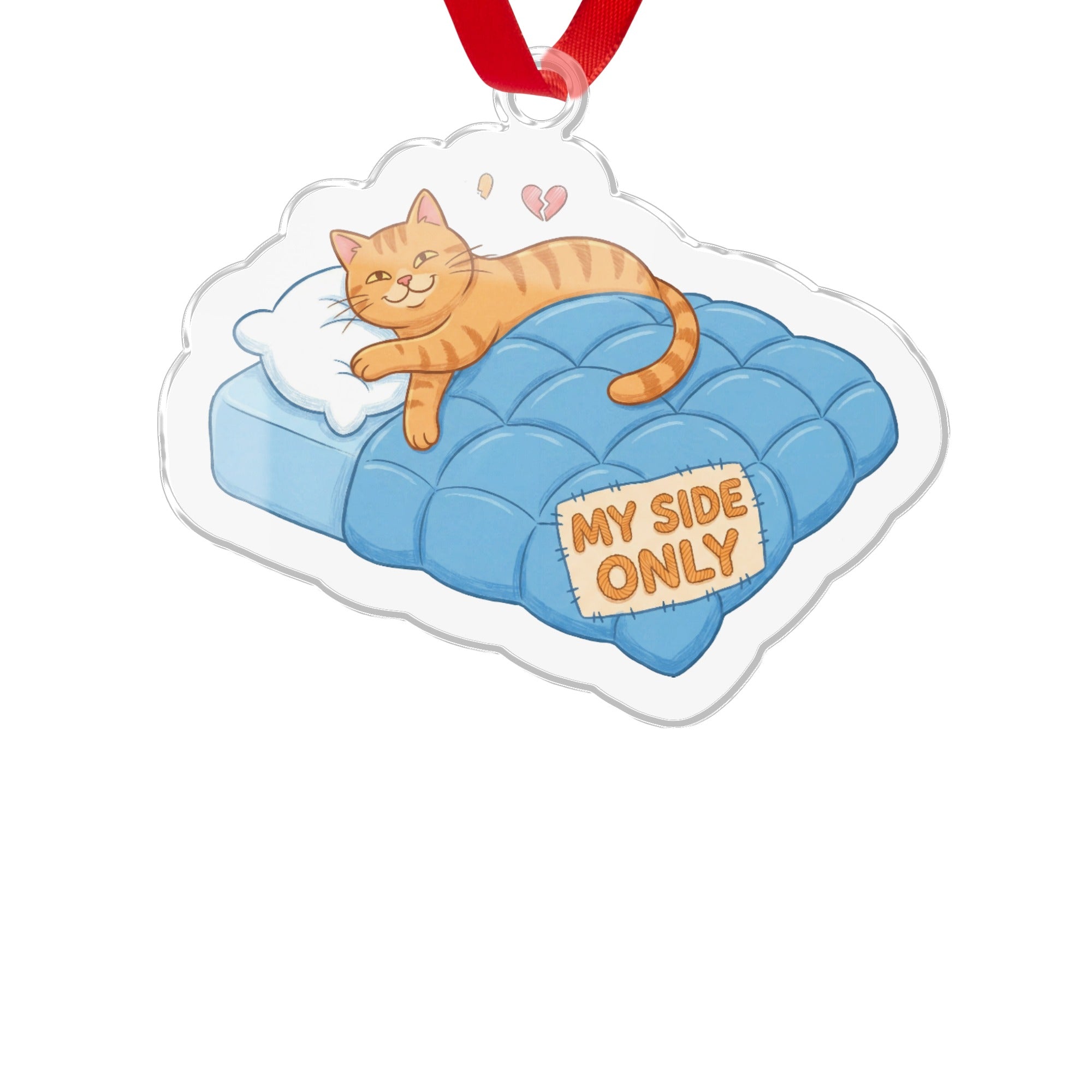 Cute Cat Sleeping Position Bed Decoration Accessory