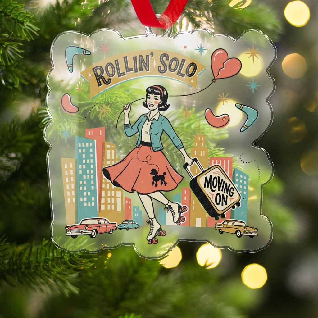 Rollin' Solo Moving On Christmas Ornament