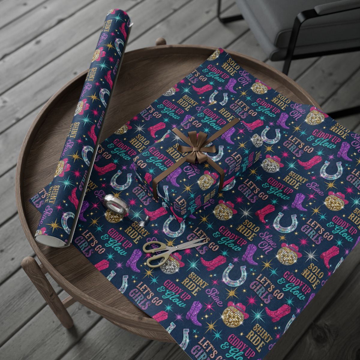 Bright Wild West Gift Wrap for Special Occasions