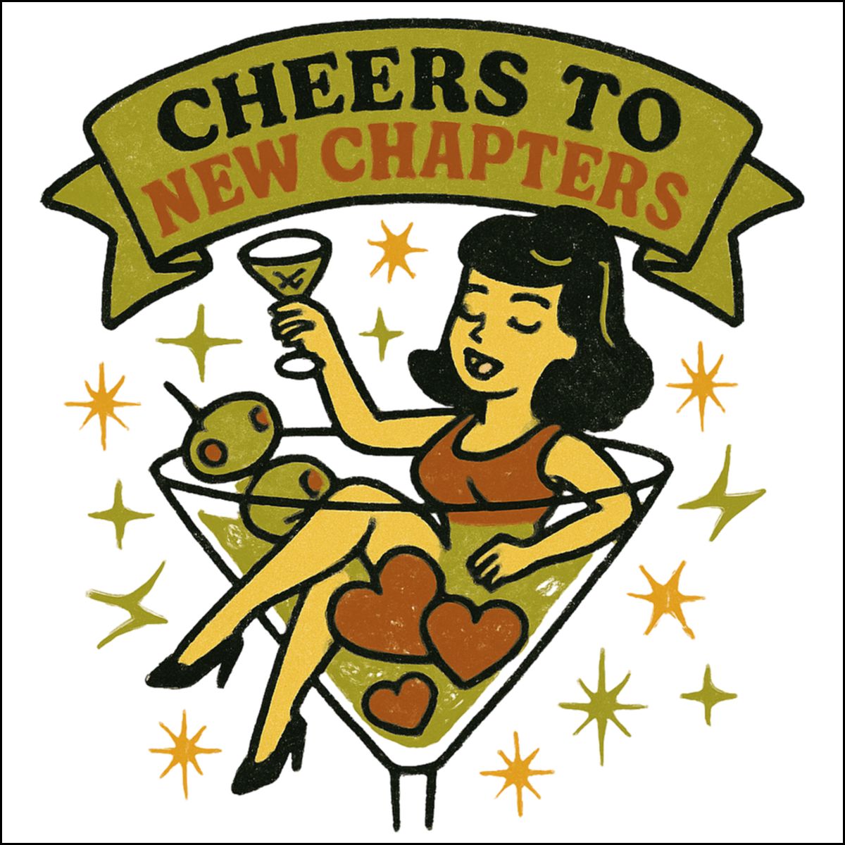 Cheers To New Chapters Fun Celebration Poster
