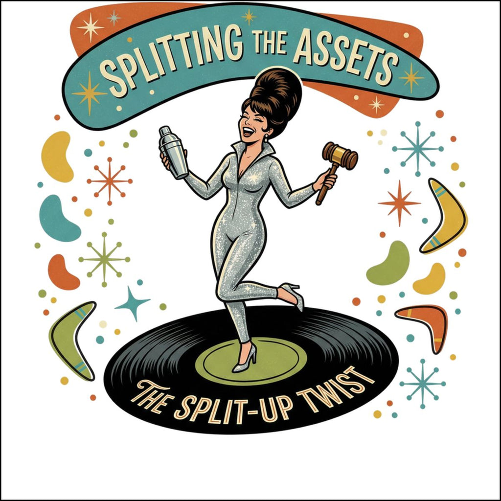 Splitting the Assets The Split Up Twist graphic print