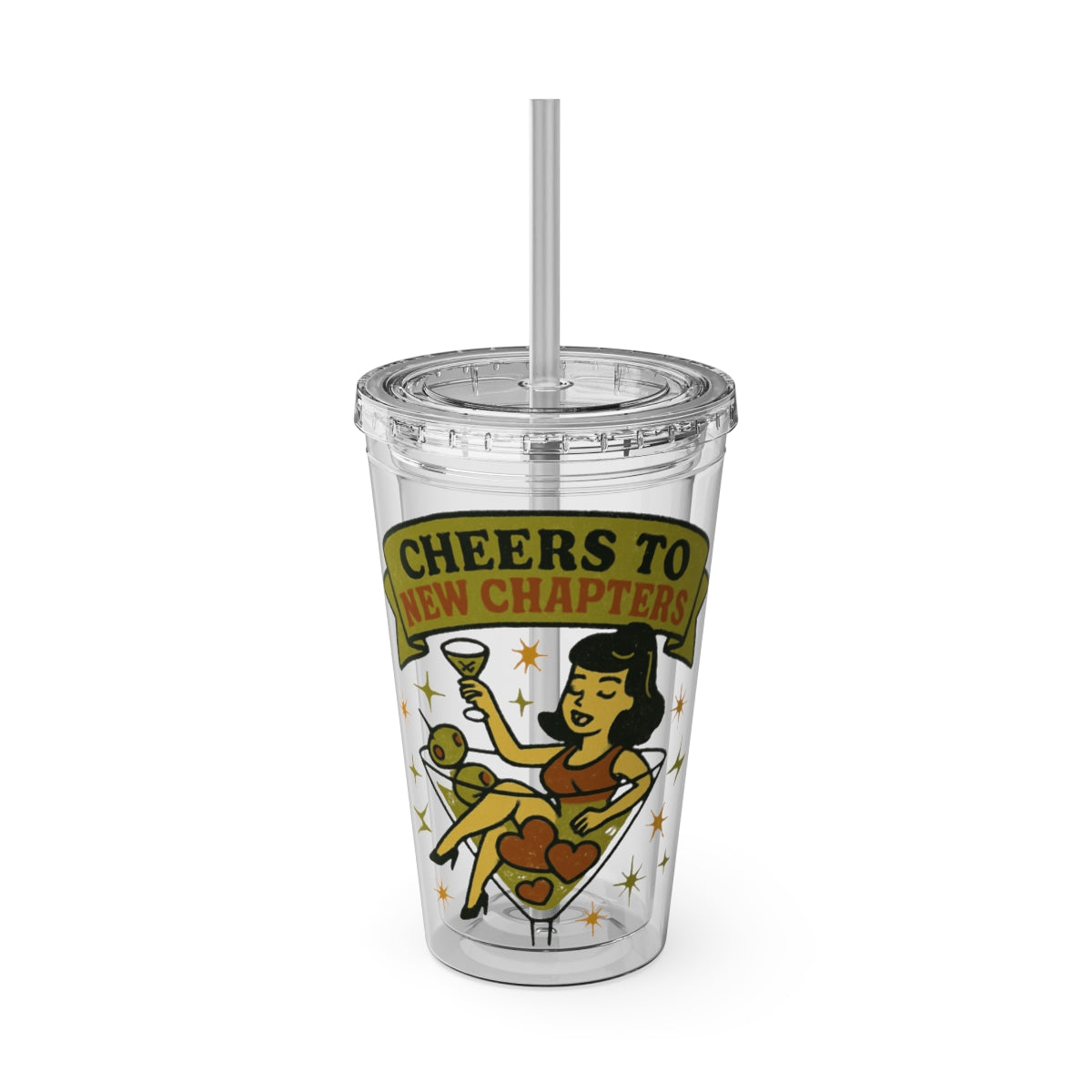 Cheers to New Chapters Design Tumbler Product